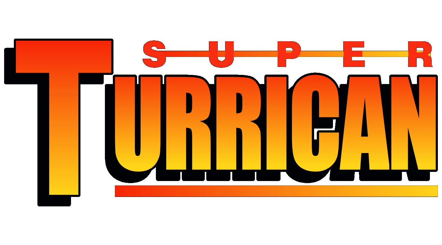 Super Turrican logo for Super Famicom